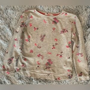 H&M floral sweater girls size 6-8